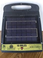 American Farm Works 10 Miles Solar Power Electric Fence Controller Low-impedance
