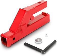 Clamp On Trailer Hitch 2 Ball Mount Receiver For Deere Bobcat Tractor Bucket