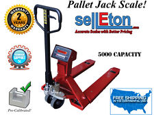 New Industrial Warehouse Truck Pallet Jack Scale With 5000 Lb Capacity X 1 Lb