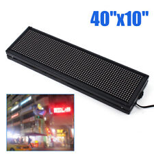 40 X 10 Led Semi-outdoor Full Color Led Sign Programmable Scrolling Display
