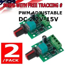 Pwm Motor Speed Controller 5pcs 2a Low Voltage Dc Led Dimmer 1.8v 3v 5v 6v 12v