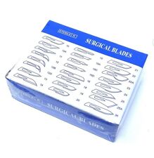 100 Pcs Surgical Sterile Scalpel Blades 15c Dental Ent Instruments