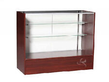 48 Cherry Full Vision Showcase Display Store Fixture Knocked Down Sc4c-sc