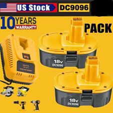 18v Replacement For Dewalt Battery Dc9098 Dc9099 Dc9096 Nimh Or Dc9310 Charger
