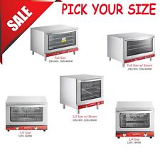 Pick Your Size Countertop Convection Oven 0.8 To 4.4 Cu. Ft. Optional Steam Inj.