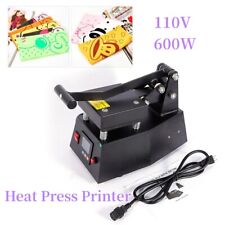 Heat Press Machine Clothing Logo Printing For Transfer Stickers Labels 4.7x4.7