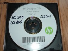Original Start-up Disk For Hp Designjet 510 500 800 Ps Plotters. Drivers Cd