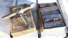 Vintage Challenge Letterpress Quoins With Key Printing Lock Up