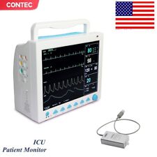 Usa Portable Vital Sign Patient Monitor Multiparameter Icu Ccu Capnography Etco2