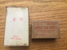 Letterpress Printing Copper Brass Thins 6 Pt 2oz Box Of Each New
