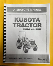 2600 3000 Tractor Operator Maintenance Manual Fits Kubota L2600 L3000