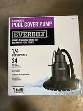 New Everbilt Automatic Submersible Pool Cover Pump 14 Horsepower Model Hdpcp25