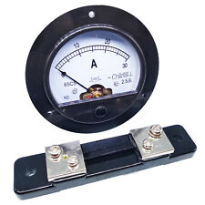 Us Stock Dc 030a Analog Amp Current Pointer Needle Panel Meter Ammeter Shunt
