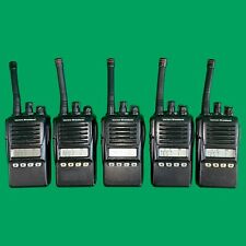 5 Vertex Standard Motorola Vx-354 Two-way Radio Analog 450 Mhz - 512 Mhz