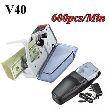 Bill Counter Mini Cash Money Currency Counter Banknote Counting Machine Portable