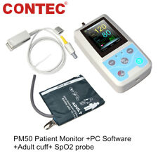 Pm50 Handheld 24h Ambulatory Blood Pressure Monitor Nibp Holter Spo2 Color Lcd