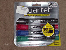 Quartet Dry Erase Markers Whiteboard Bullet Tip Enduraglide Bold Color New 4