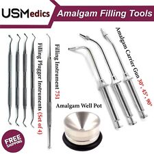 Amalgam Kit Carrier Gun Syringe Composite Cavity Preparation Filling Instruments