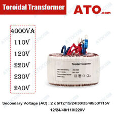 Ato Toroidal Transformer Dual Primary Secondary 4000va 24-0-24v30-0-30v