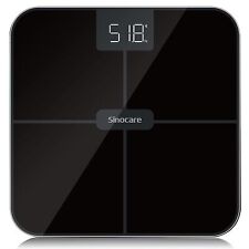 Bathroom Scale With Backlit Lcd Display Digital Body Weight Scale Max400lb New