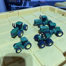 John Deere Tractors Lot Of 5 Loose Mini Used Green Diecast Plastic C4