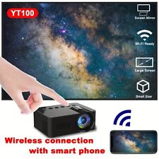 1pc Yt100 Bedroom Dormitory Projector Portable Small High-definition Projector