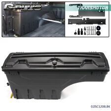 Left Truck Bed Wheel Well Storage Tool Box Wlock Fit For 15-20 Ford F-150