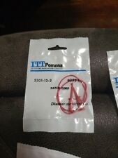 Itt Pomona 5301-12-2 Patch Cord Test Lead Smd Grabber Hook Clip To Hook Clip Red