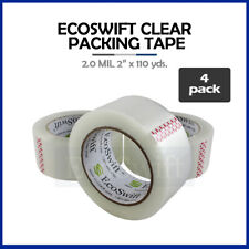 4 Rolls Ecoswift Carton Box Sealing Packaging Packing Tape 2.0mil 2 X 330 Feet