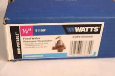 Watts B1156f 12 Bronze High Capacity Feed Water Pressure Regulator  New