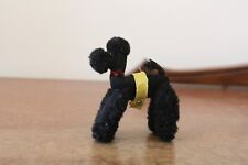 Rare Vintage Steiff Miniature Small Poodle Dog 3 Jointed Metal Button Tag