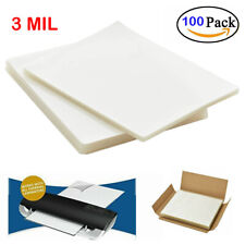 Clear Thermal Laminating Plastic Paper Laminator Sheets 9 X 11.5 100-pack 3mil
