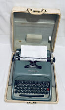 Vintage 1960s Underwood Olivetti Studio 44 Typewriter W Case Barcelona Spain