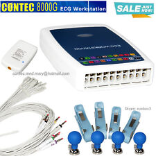 Contec8000g 12-lead Wireless Stress Ecg Ekg Test System Recorder Software