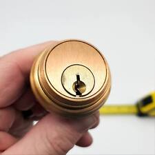 Schlage Mortise Lock Cylinder 1-18 Length 20-001 G Keyway Satin Bronze Nos