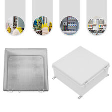 Inoutdoor Electrical Box Plastic Enclosure Waterproof Junction Box Gray New