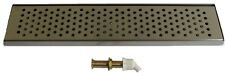 Draft Beer Drip Tray 24 X 5 14 W Form Fitted S.s. Grill And Drain -dt24ss-