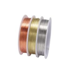 1 Roll Copper Wire 0.2-1 Mm Thread String Wire For Diy Beads Jewelry Making