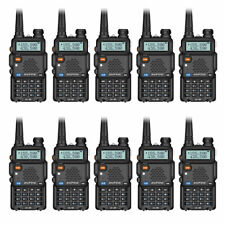 10pc Baofeng Uv-5r Vhf Uhf Dual-band Fm 5w Portable Two-way Radio Walkie Talkie