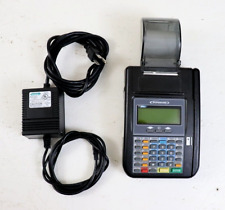 Hypercom T7plus Credit Card Machine Reader With Power Adapter