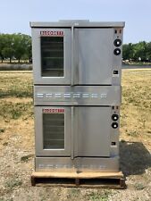 Convection Oven Blodgett Zephaire Sh1g Double Stack Nat. Gas Tested