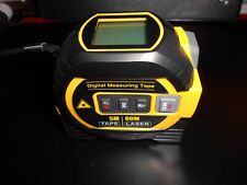 3in1 Digital Laser Measure 40m196ft High Precision 5m Tape Ruler Distance Meter