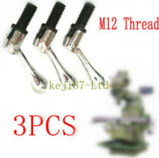 3pcs Top Quality Bridgeport Part Head Milling Machine Table Lock Bolt Handle M12