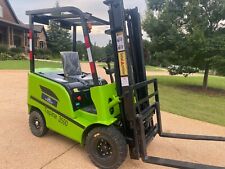 New Tapina 3500 Electic Forklift W Side Swing - 110v Or 220v Charger Included