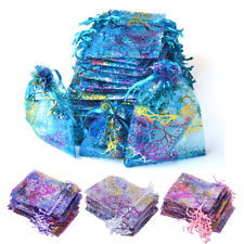 50100200 Sheer Coralline Organza Favor Gift Bags Jewelry Pouches Wedding Party
