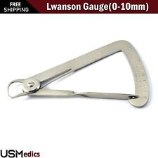Dental Iwanson Gauge Measuring Measure The Thickness Of Metal Wax Lab Beaden