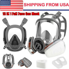 15 In 1 Full Face Gas Mask Respirator Spray Painting Safety Sets 6800 Facepiece