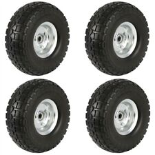 481216pcs 10 Solid Rubber Tyre Wheel Flat Free Tires 4.103.50 Truck Trolley