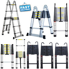 Aluminum Telescoping Ladder Extension Ladders Retraction Collapsible Folding
