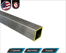 1 Square Metal Tube - Mild Steel - 16 Gauge - Erw - 12 Long 1-ft